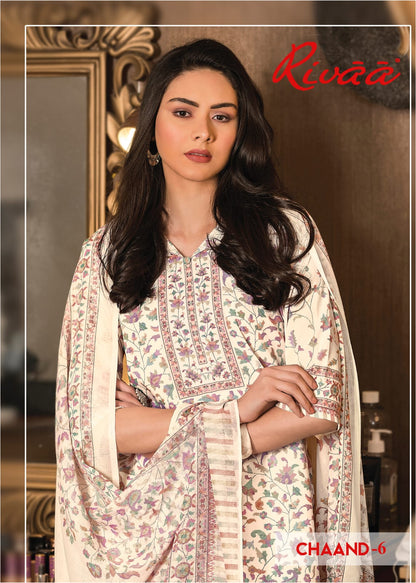Chaand 6 Rivaa Pashmina Suits Wholesaler India