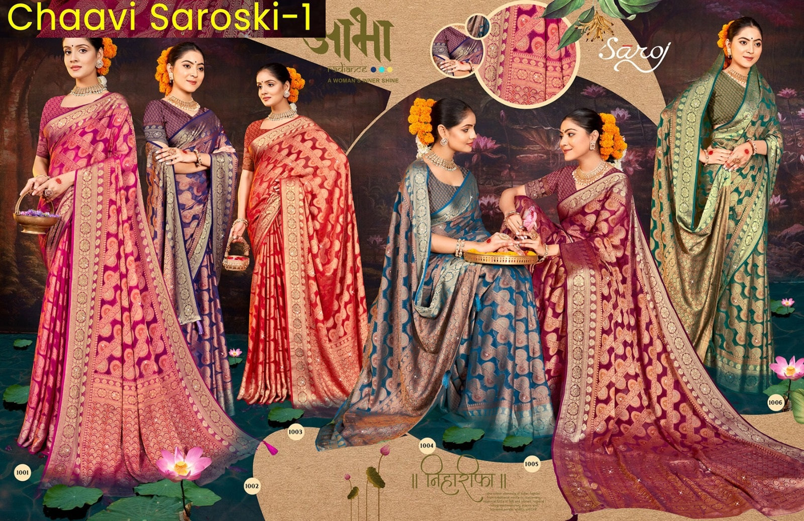 Chaavi Saroski Saroj Georgette Sarees Supplier
