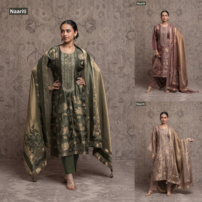 Chahak 2810 Naariti Silk Pant Style Suits Supplier Ahmedabad