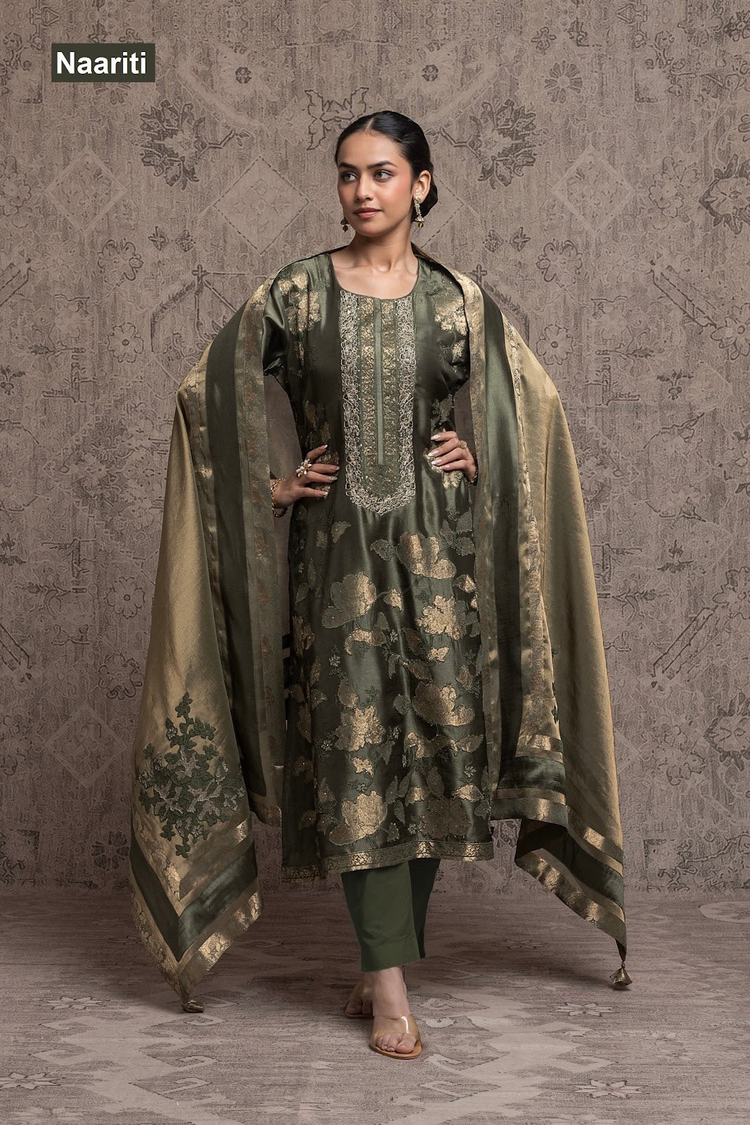 Chahak 2810 Naariti Silk Pant Style Suits Supplier Ahmedabad