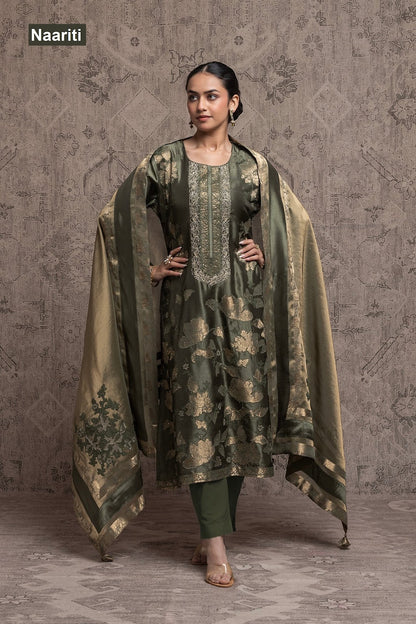 Chahak 2810 Naariti Silk Pant Style Suits Supplier Ahmedabad
