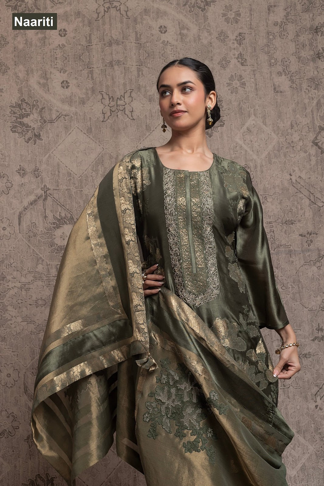 Chahak 2810 Naariti Silk Pant Style Suits Supplier Ahmedabad