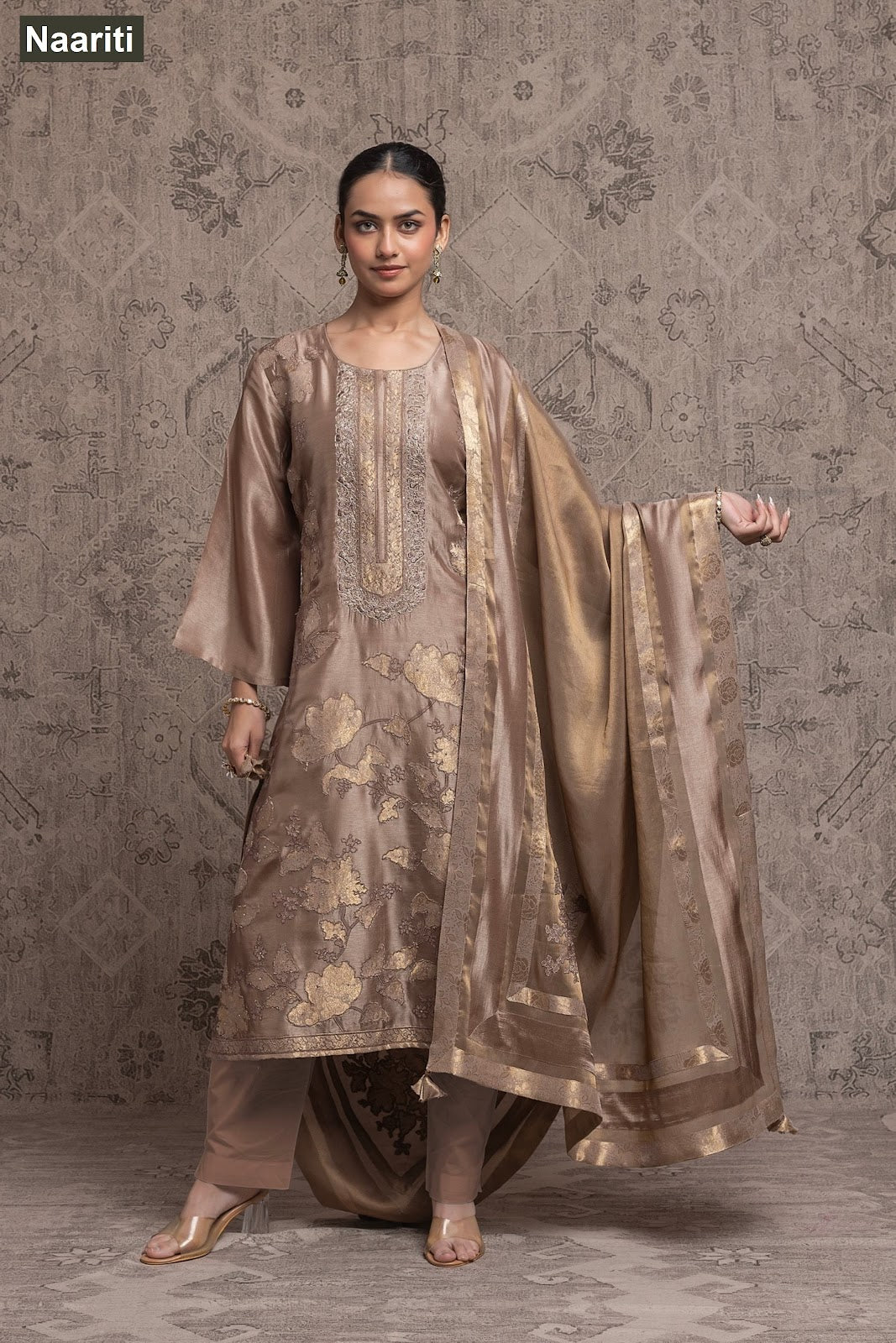Chahak 2810 Naariti Silk Pant Style Suits Supplier Ahmedabad