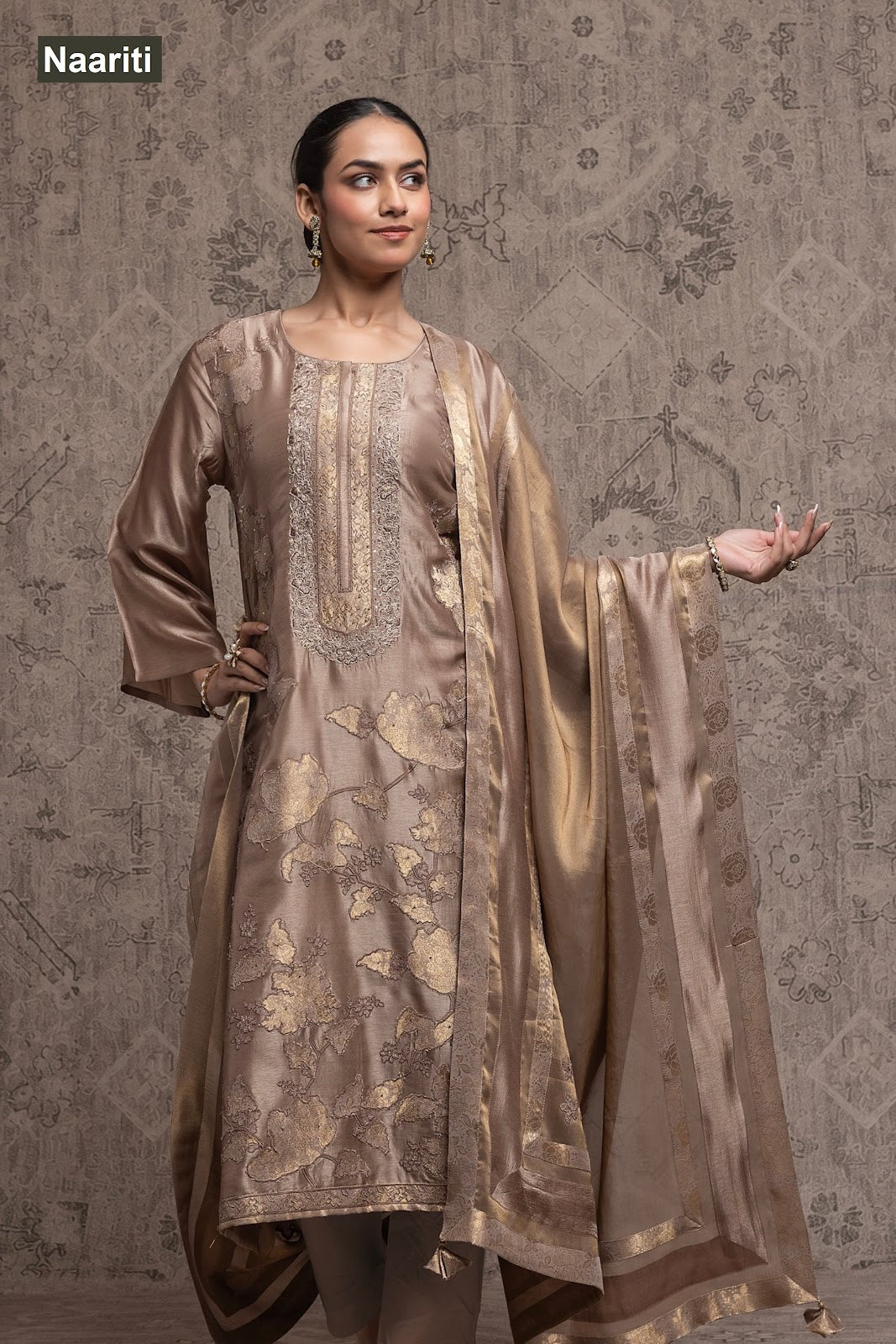 Chahak 2810 Naariti Silk Pant Style Suits Supplier Ahmedabad