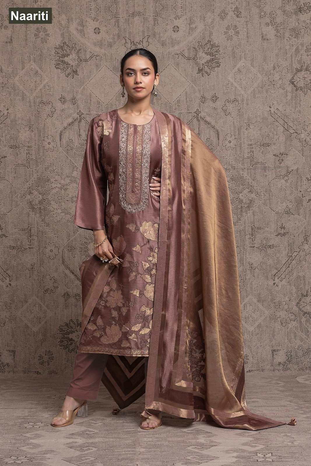 Chahak 2810 Naariti Silk Pant Style Suits Supplier Ahmedabad
