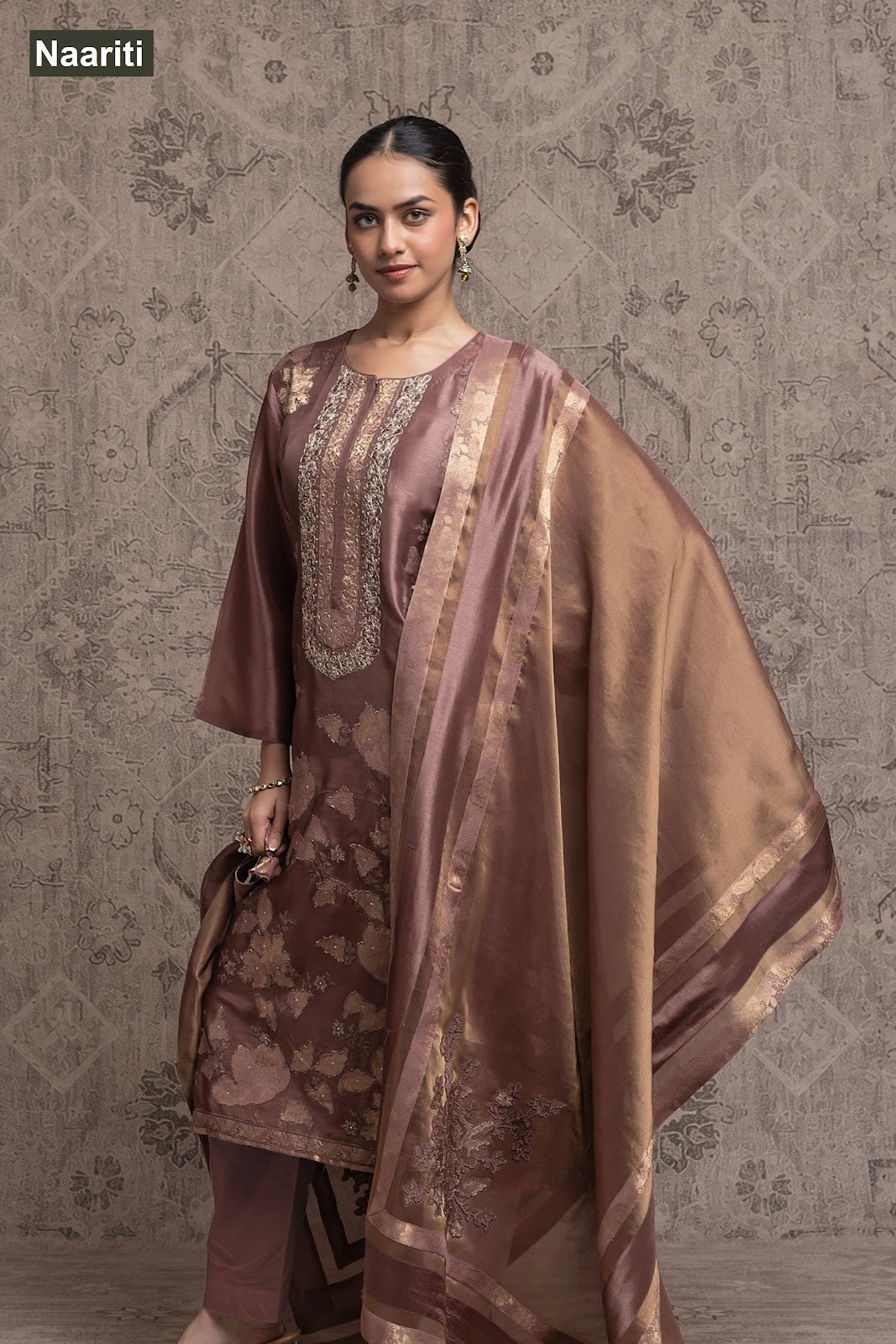 Chahak 2810 Naariti Silk Pant Style Suits Supplier Ahmedabad