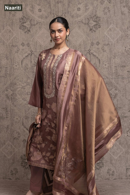 Chahak 2810 Naariti Silk Pant Style Suits Supplier Ahmedabad