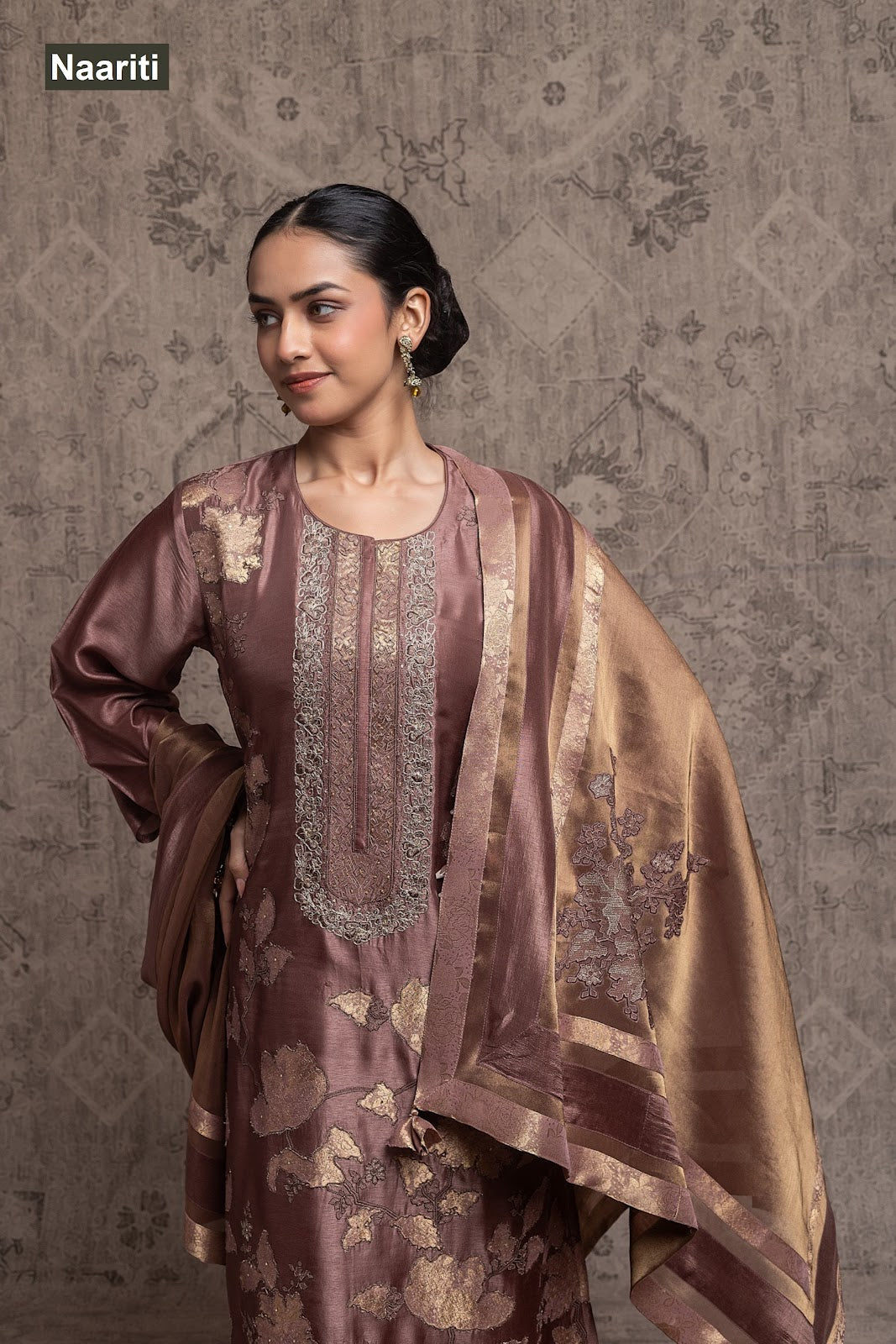 Chahak 2810 Naariti Silk Pant Style Suits Supplier Ahmedabad