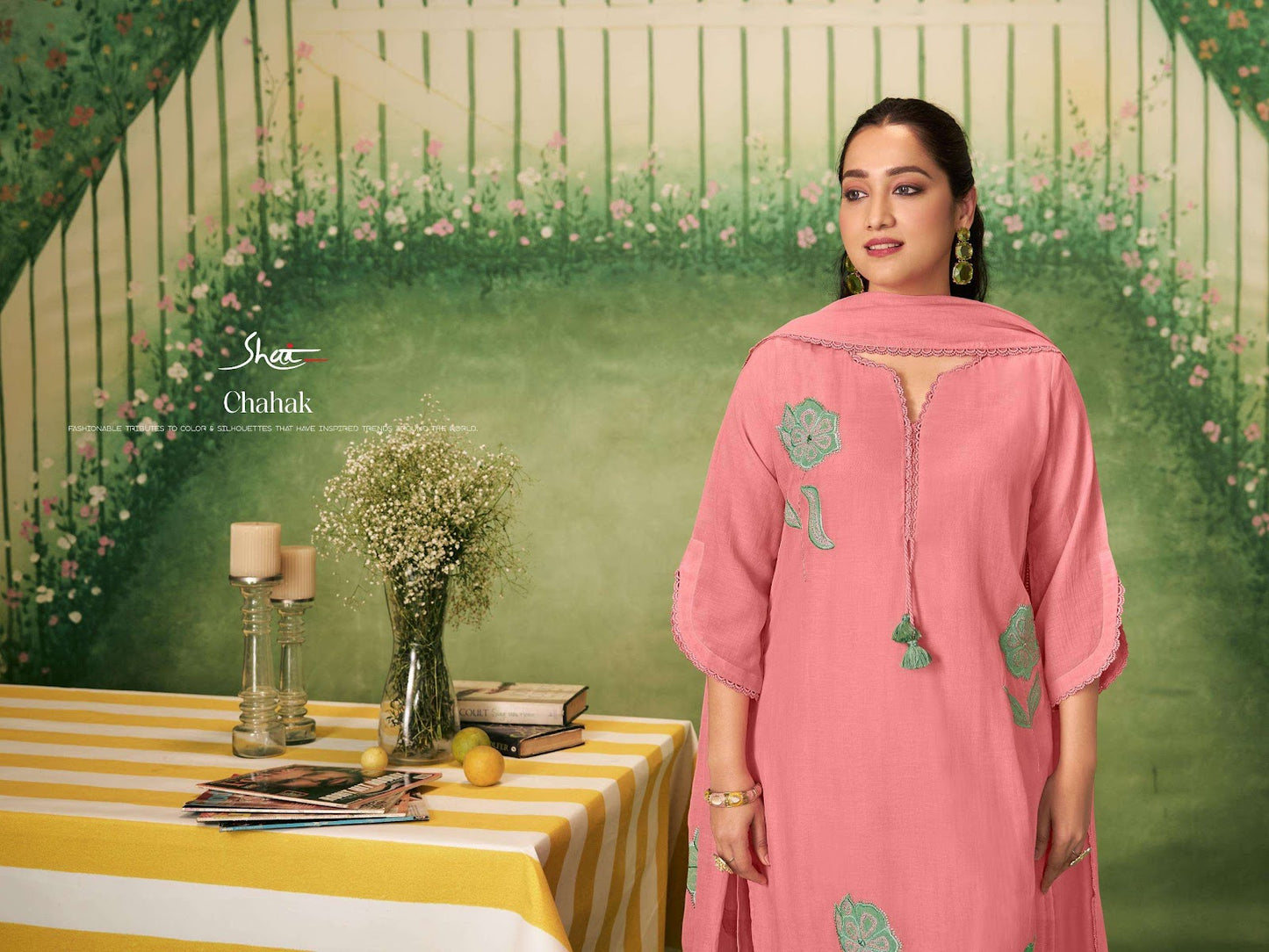 Chahak 3265 Jay Vijay Shai Mal Chanderi Pant Style Suits Manufacturer Ahmedabad