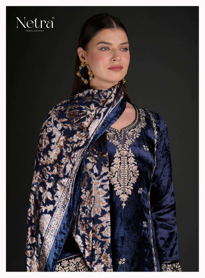 Chahak Netra Velvet Suits Manufacturer Ahmedabad