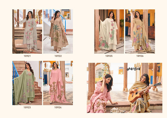 Chahat Jay Vijay Lilen Pant Style Suits Supplier India