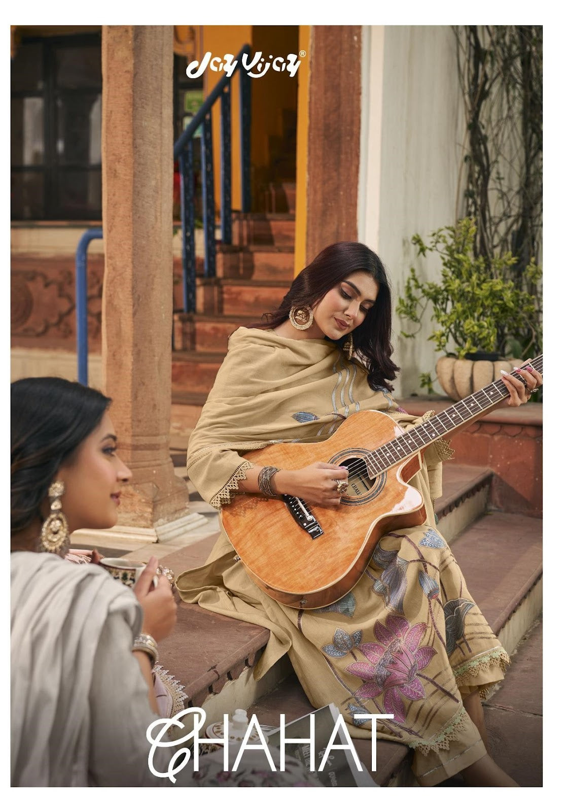 Chahat Jay Vijay Lilen Pant Style Suits Supplier India