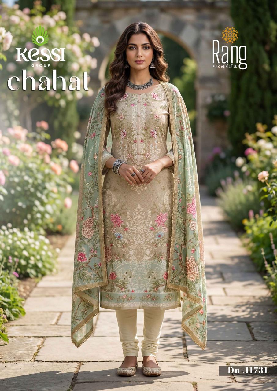 Chahat Kessi Rang Pure Muslin Pant Style Suits Manufacturer Ahmedabad