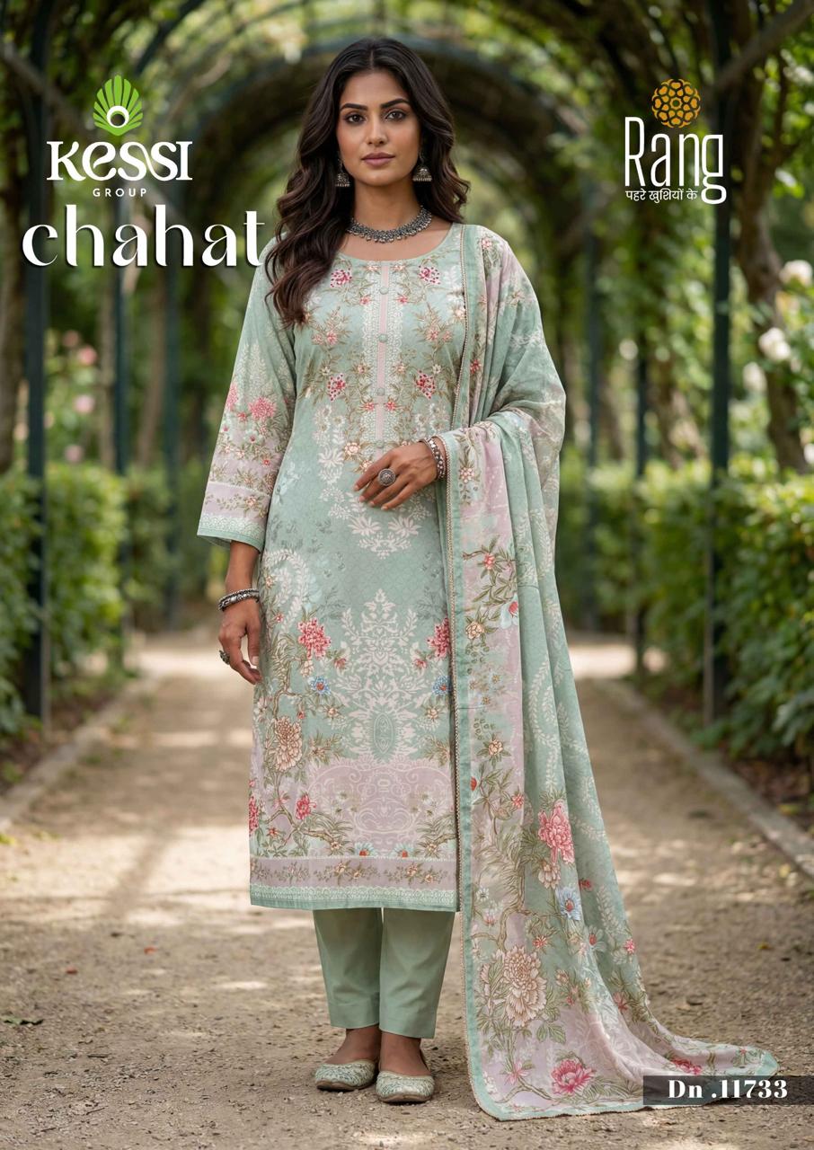 Chahat Kessi Rang Pure Muslin Pant Style Suits Manufacturer Ahmedabad