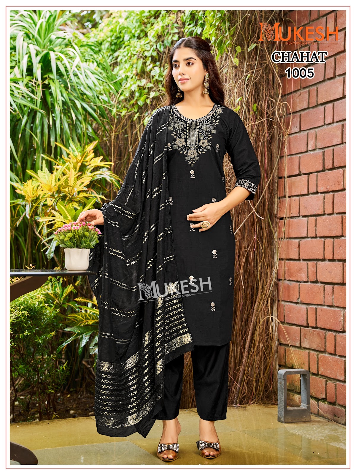 Chahat Mukesh Banwery Vertican Readymade Pant Style Suits Wholesaler Gujarat