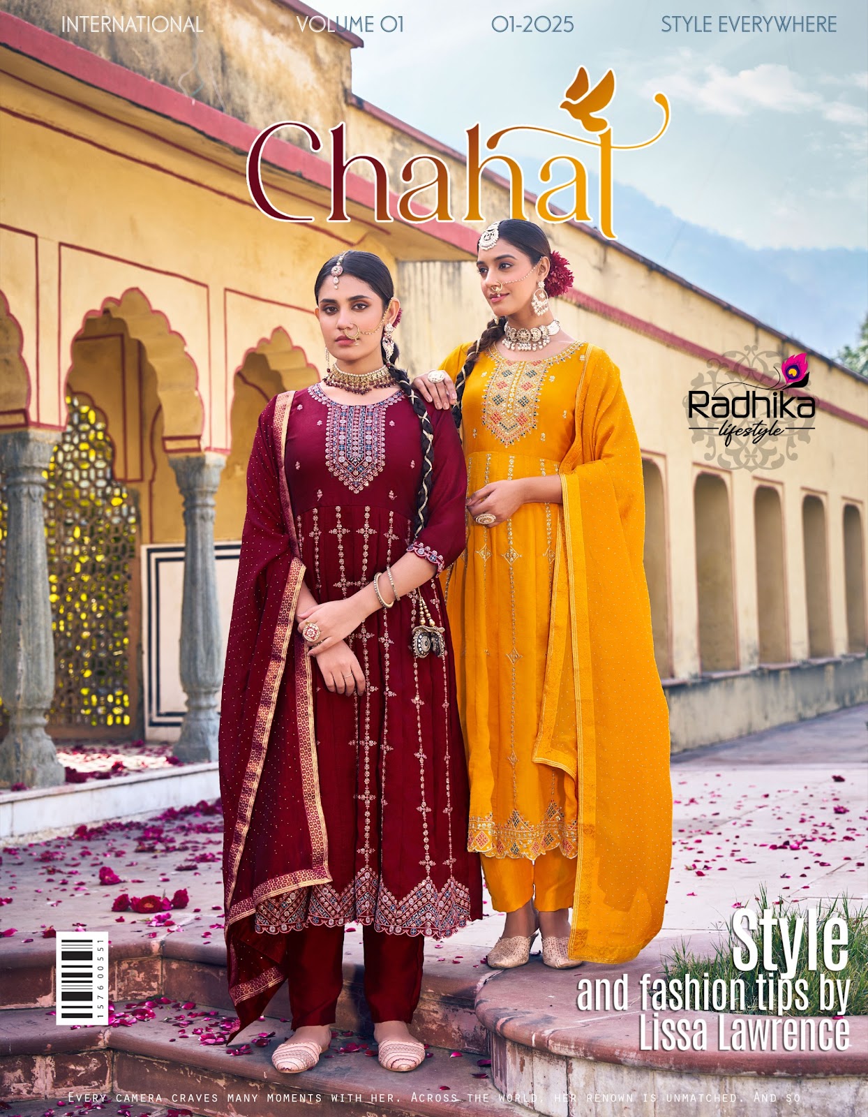 Chahat Radhika Lifestyle Vichitra Silk Readymade Anarkali Suits Wholesale