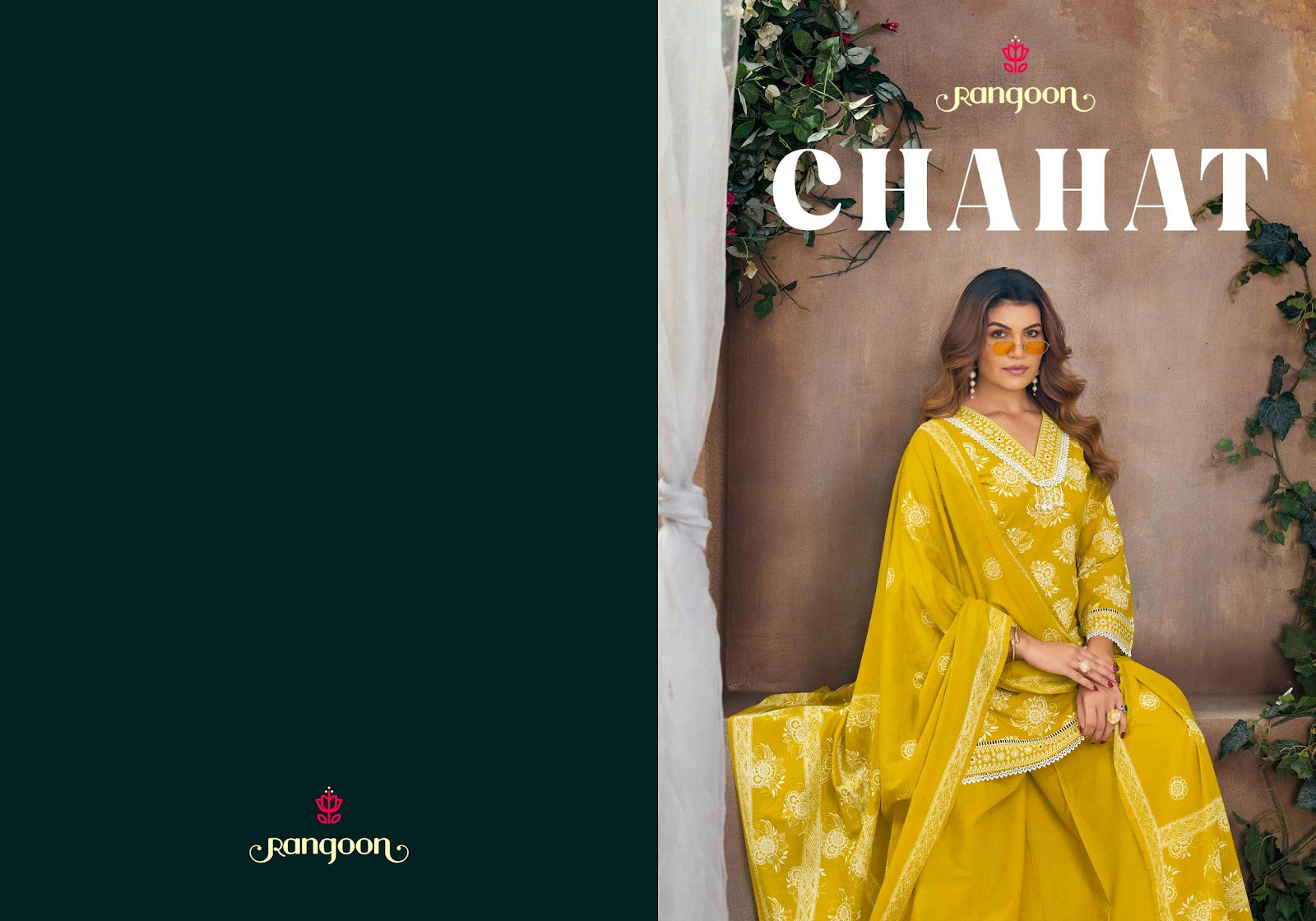 Chahat Rangoon Cotton Readymade Plazzo Style Suits Wholesaler