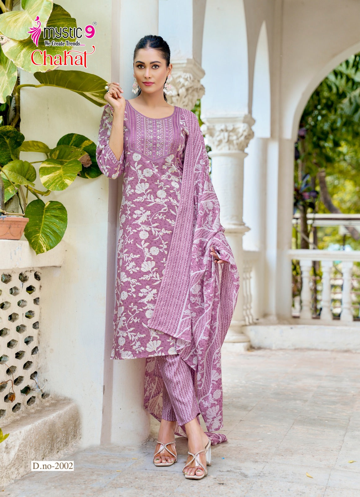 Chahat Vol 2 Mystic 9 Rayon Capsule Readymade Pant Style Suits Wholesale Price