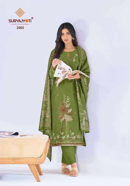 Chakori Vol 2 Suryajyoti Viscose Pant Style Suits Exporter