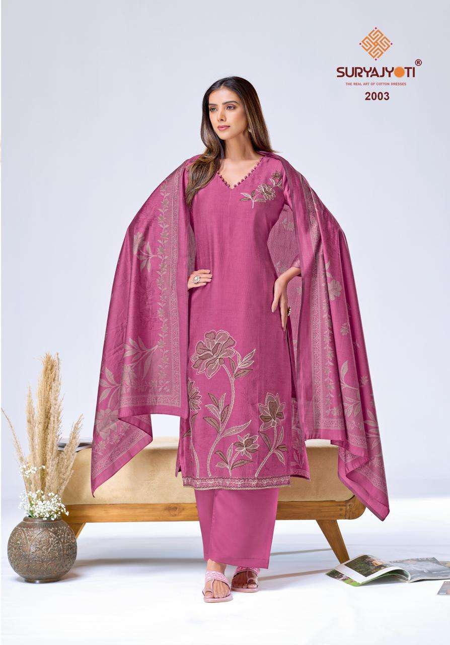 Chakori Vol 2 Suryajyoti Viscose Pant Style Suits Exporter