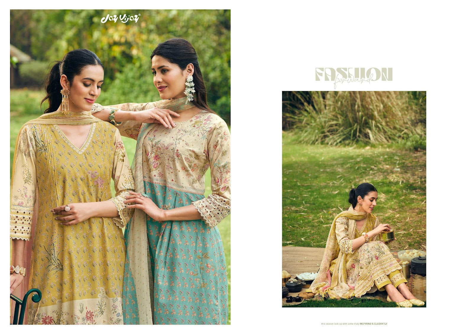 Chakri Jay Vijay Pure Cotton Pant Style Suits Supplier India