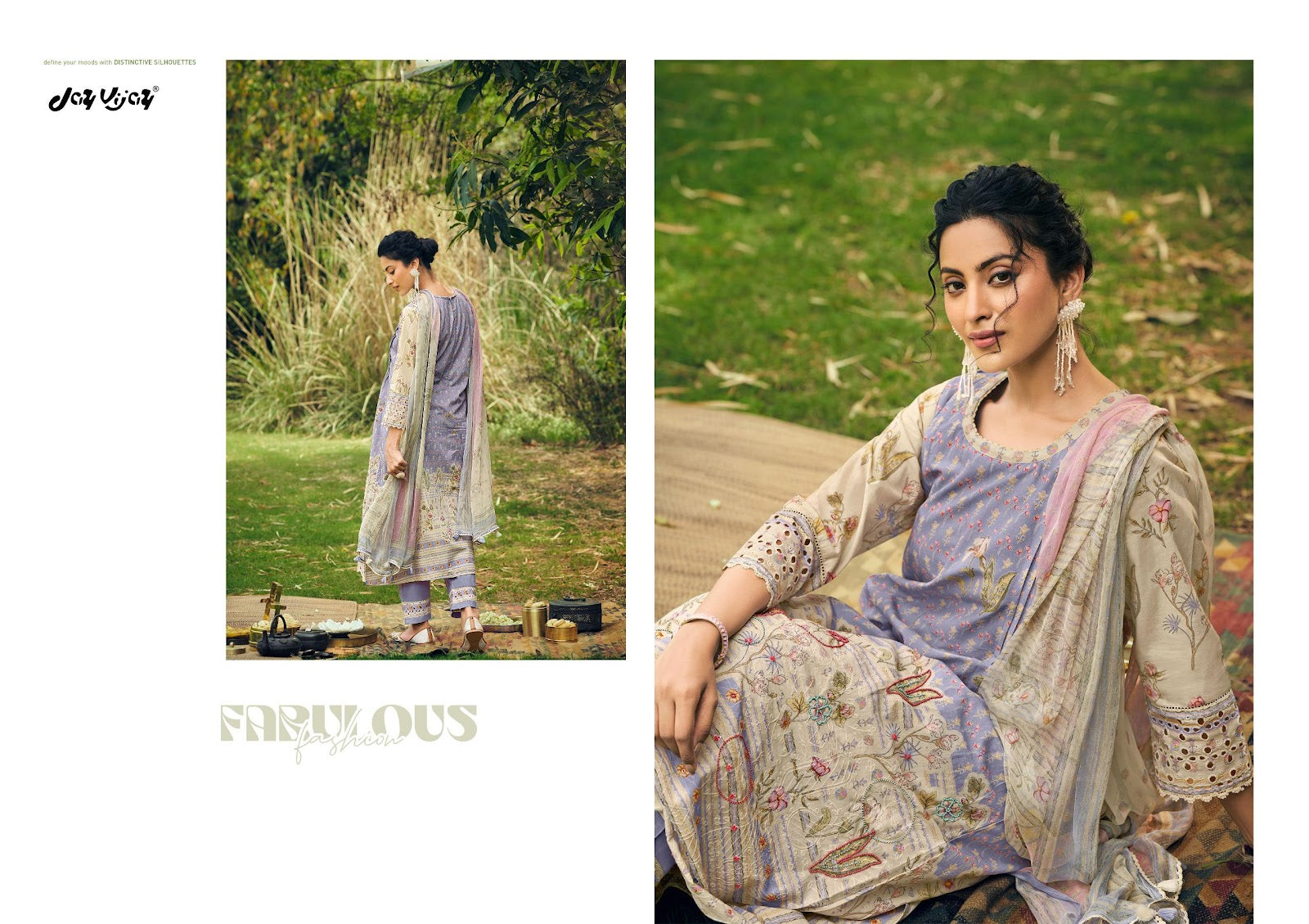 Chakri Jay Vijay Pure Cotton Pant Style Suits Supplier India