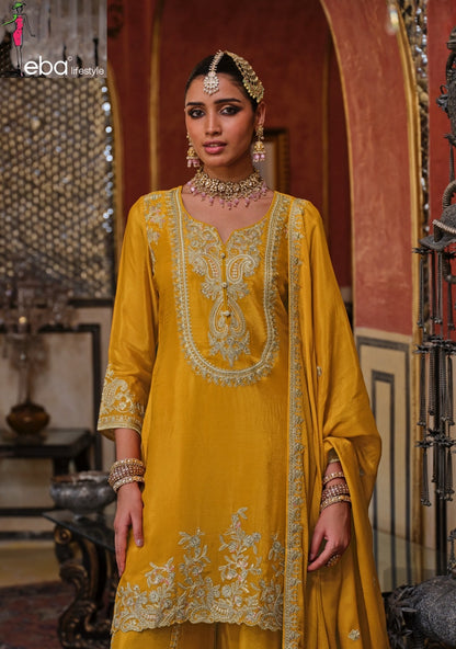 Chalini Eba Lifestyle Chinon Pakistani Readymade Suits Wholesale