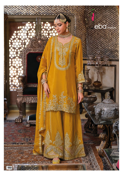 Chalini Eba Lifestyle Chinon Pakistani Readymade Suits Wholesale