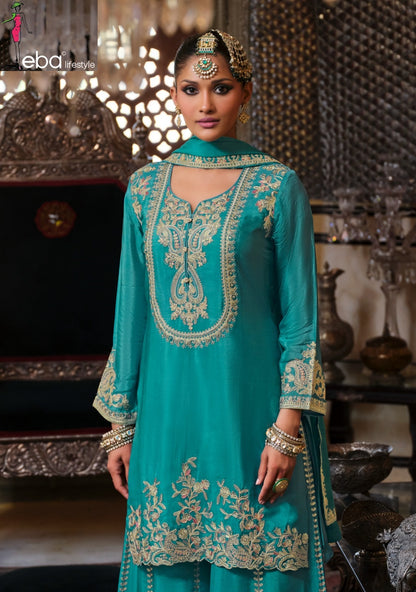 Chalini Eba Lifestyle Chinon Pakistani Readymade Suits Wholesale