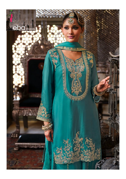 Chalini Eba Lifestyle Chinon Pakistani Readymade Suits Wholesale