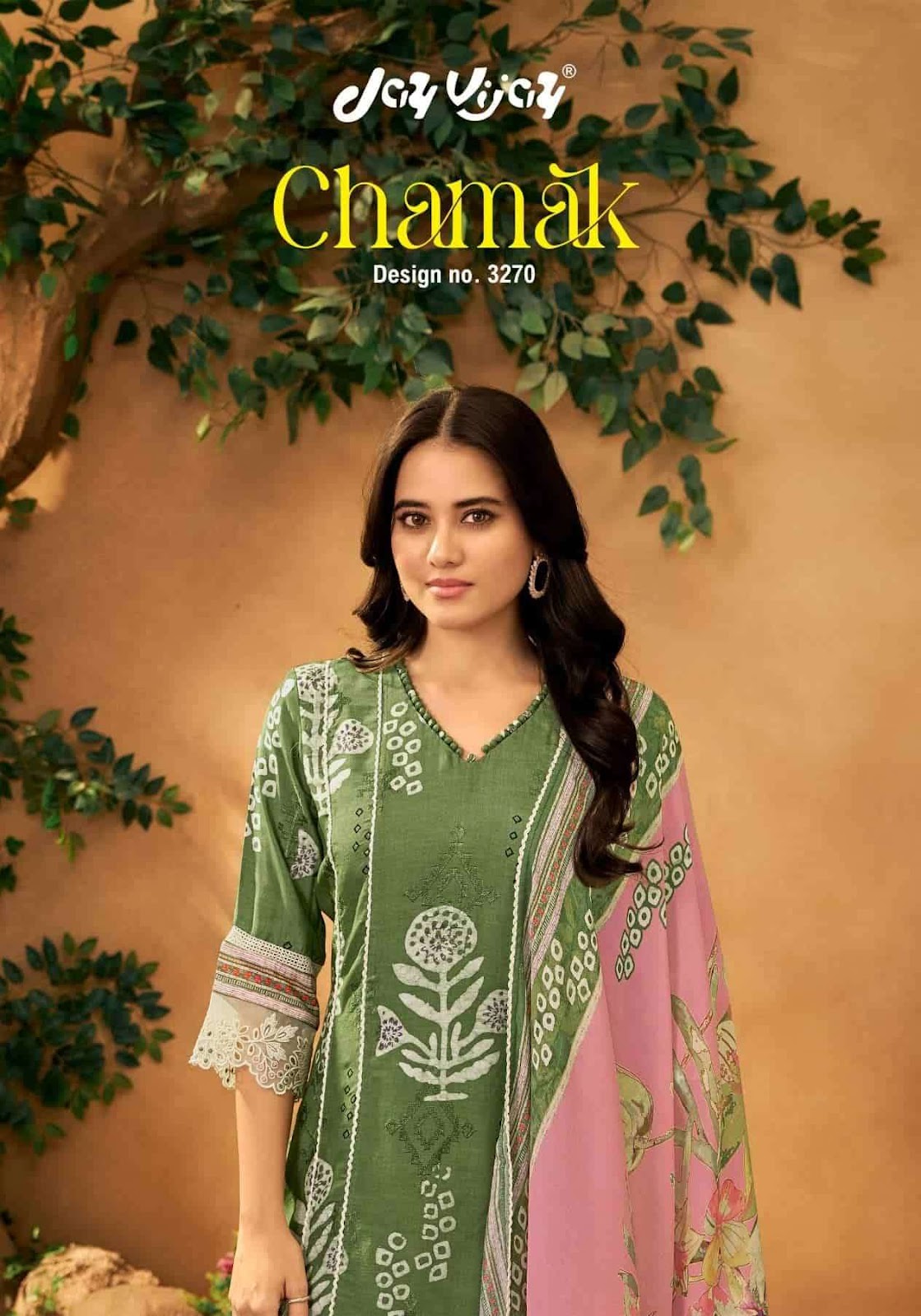 Chamak Jay Vijay Muslin Pant Style Suits Wholesaler