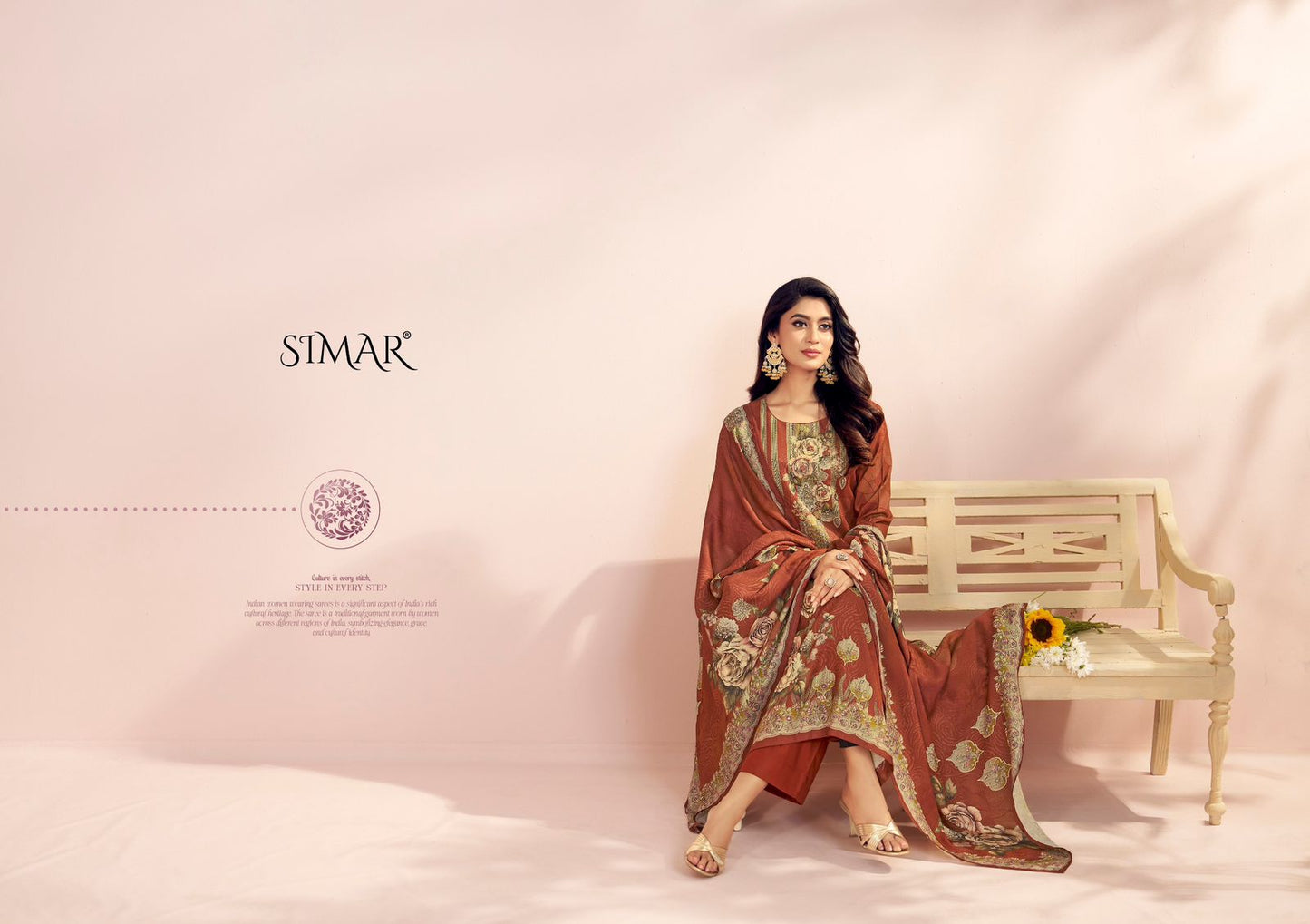 Chamak Simar Pashmina Suits Manufacturer Gujarat