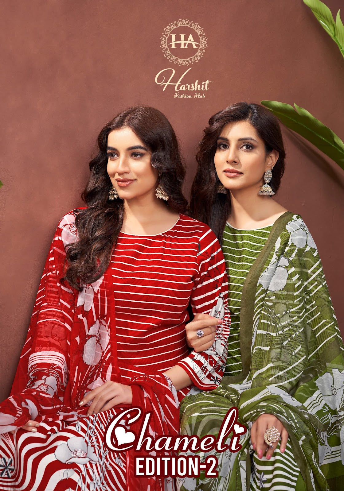 Chameli Edition 2 Harshit Fashion Viscose Reyon Pant Style Suits Manufacturer