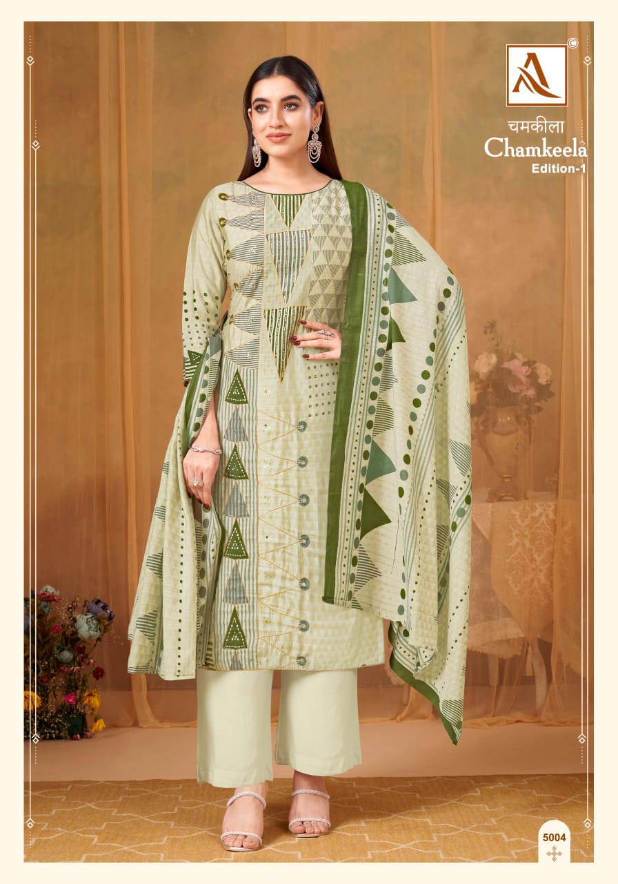 Chamkeela Edition 1 Alok Viscose Modal Pant Style Suits Wholesale Price