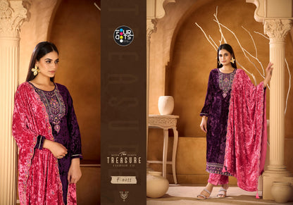 Champion Vol 2 Four Dots Pure Makhamal Velvet Suits Wholesale Rate