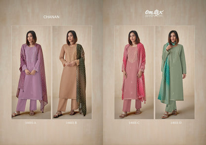 Chanan Omtex Lawn Cotton Pant Style Suits Supplier Ahmedabad