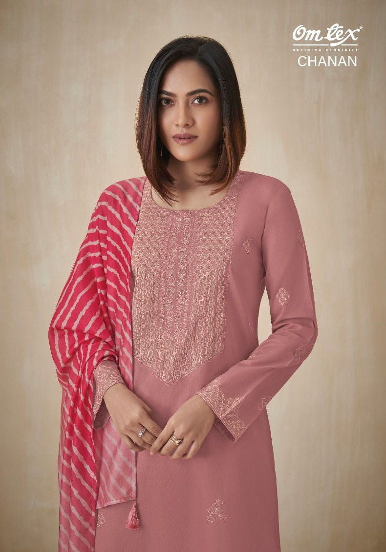 Chanan Omtex Lawn Cotton Pant Style Suits Supplier Ahmedabad