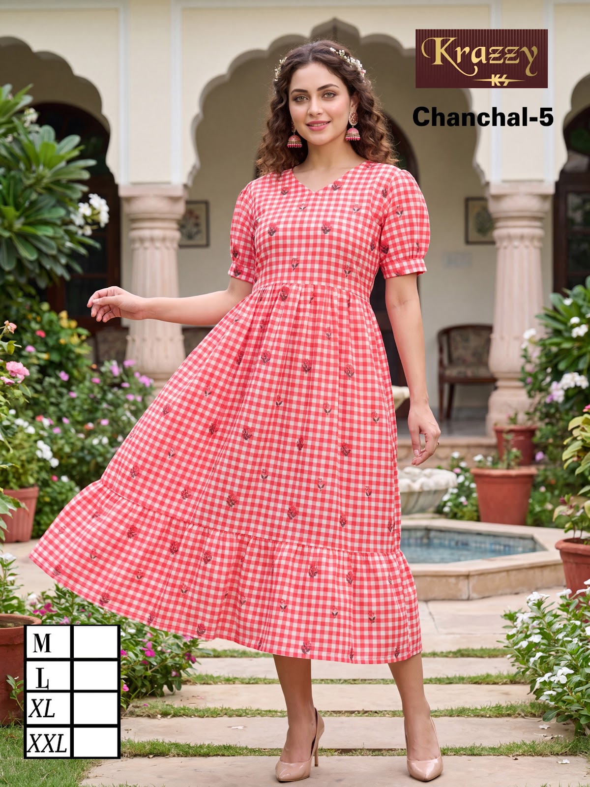 Chanchal Flair Kanha Linen Anarkali Kurtis Wholesale Rate