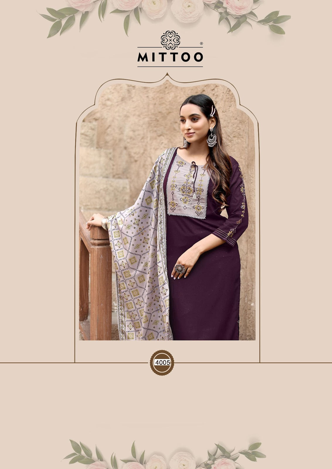 Chand Mittoo Rayon Readymade Suits Exporter India