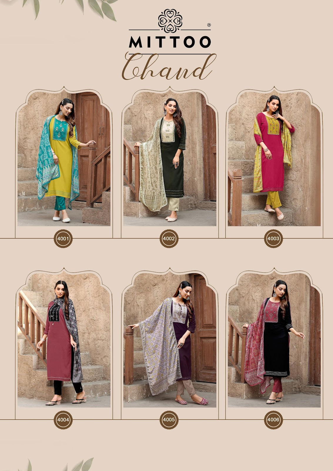 Chand Mittoo Rayon Readymade Suits Exporter India