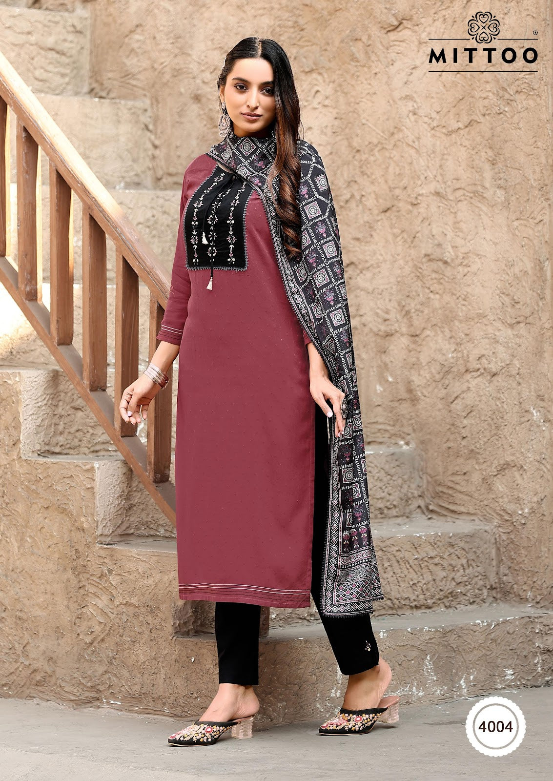 Chand Mittoo Rayon Readymade Suits Exporter India