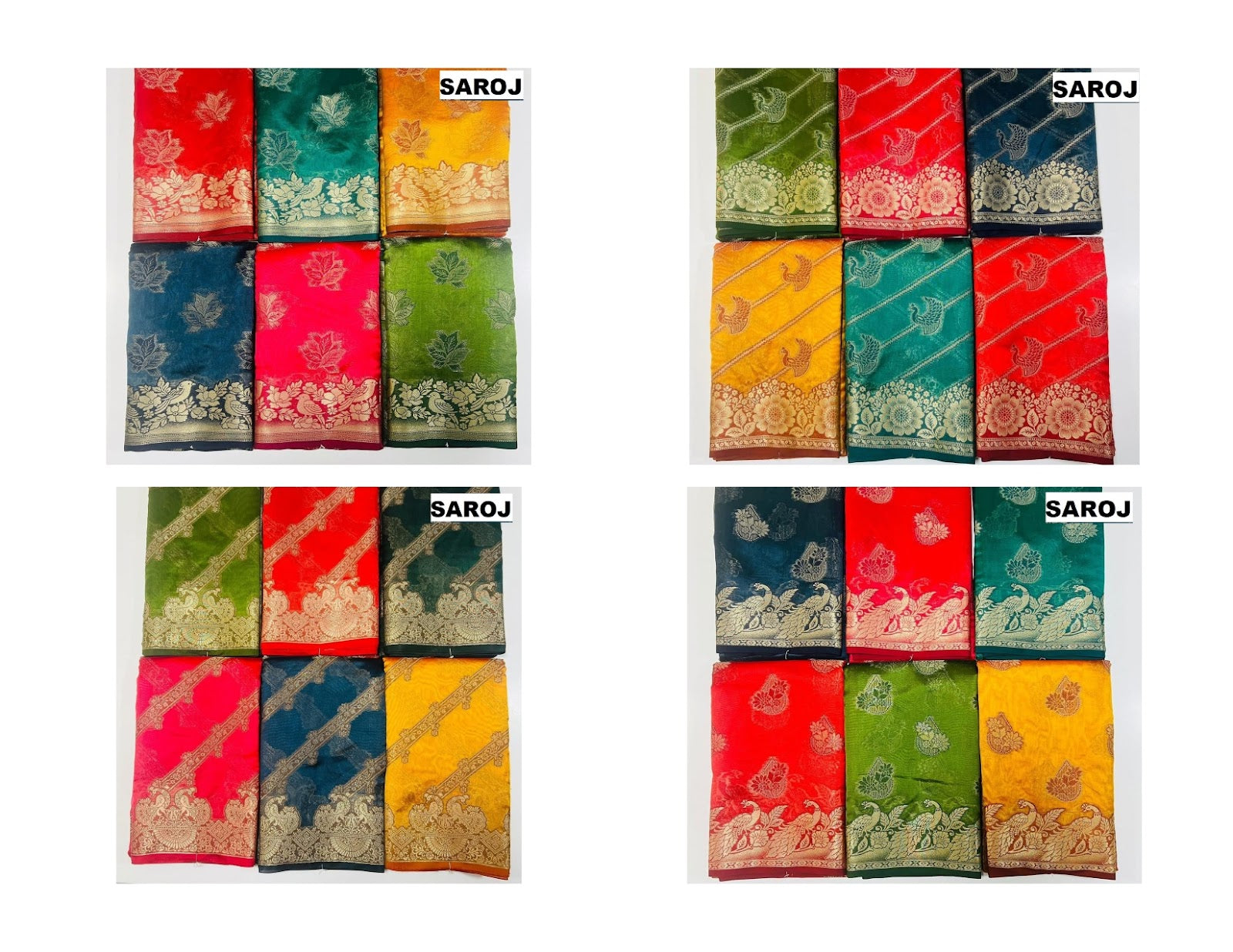 Chandan Organja Saroj Sarees Supplier