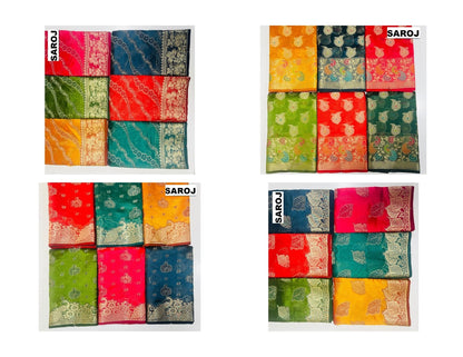 Chandan Organja Saroj Sarees Supplier
