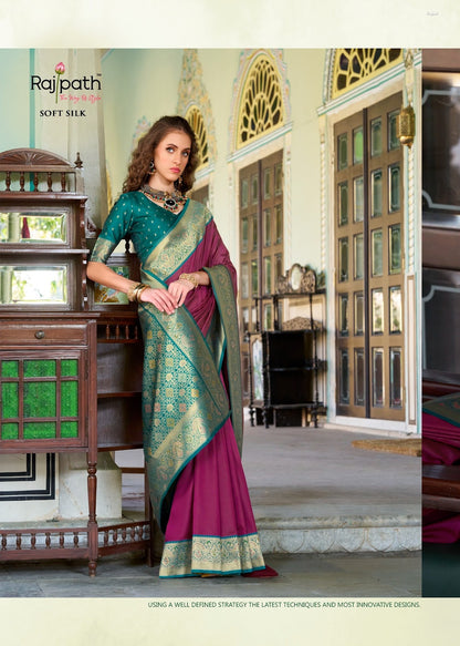 Chandan Silk Rajpath Soft Silk Sarees Supplier India
