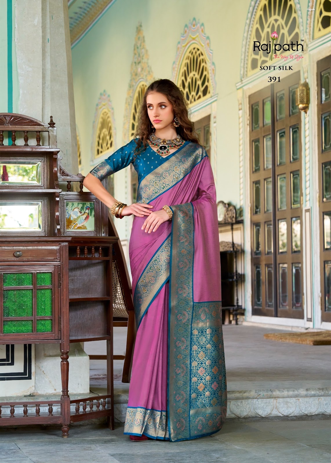 Chandan Silk Rajpath Soft Silk Sarees Supplier India