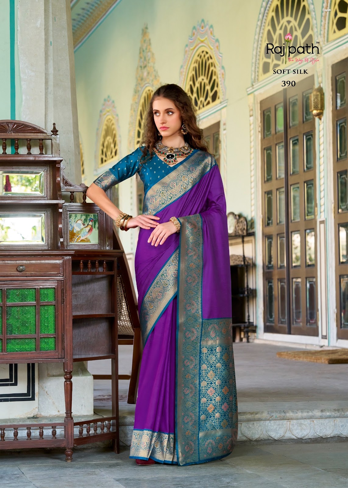 Chandan Silk Rajpath Soft Silk Sarees Supplier India