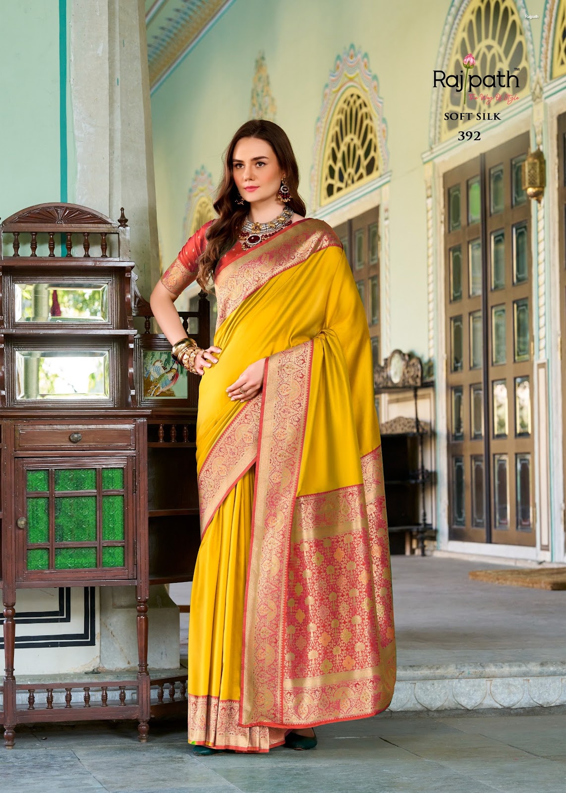 Chandan Silk Rajpath Soft Silk Sarees Supplier India