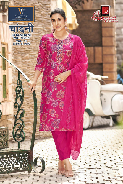 Chandani Vol 16 Ganpati Vatican Readymade Pant Style Suits Wholesaler