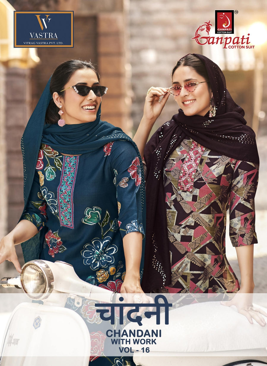 Chandani Vol 16 Ganpati Vatican Readymade Pant Style Suits Wholesaler