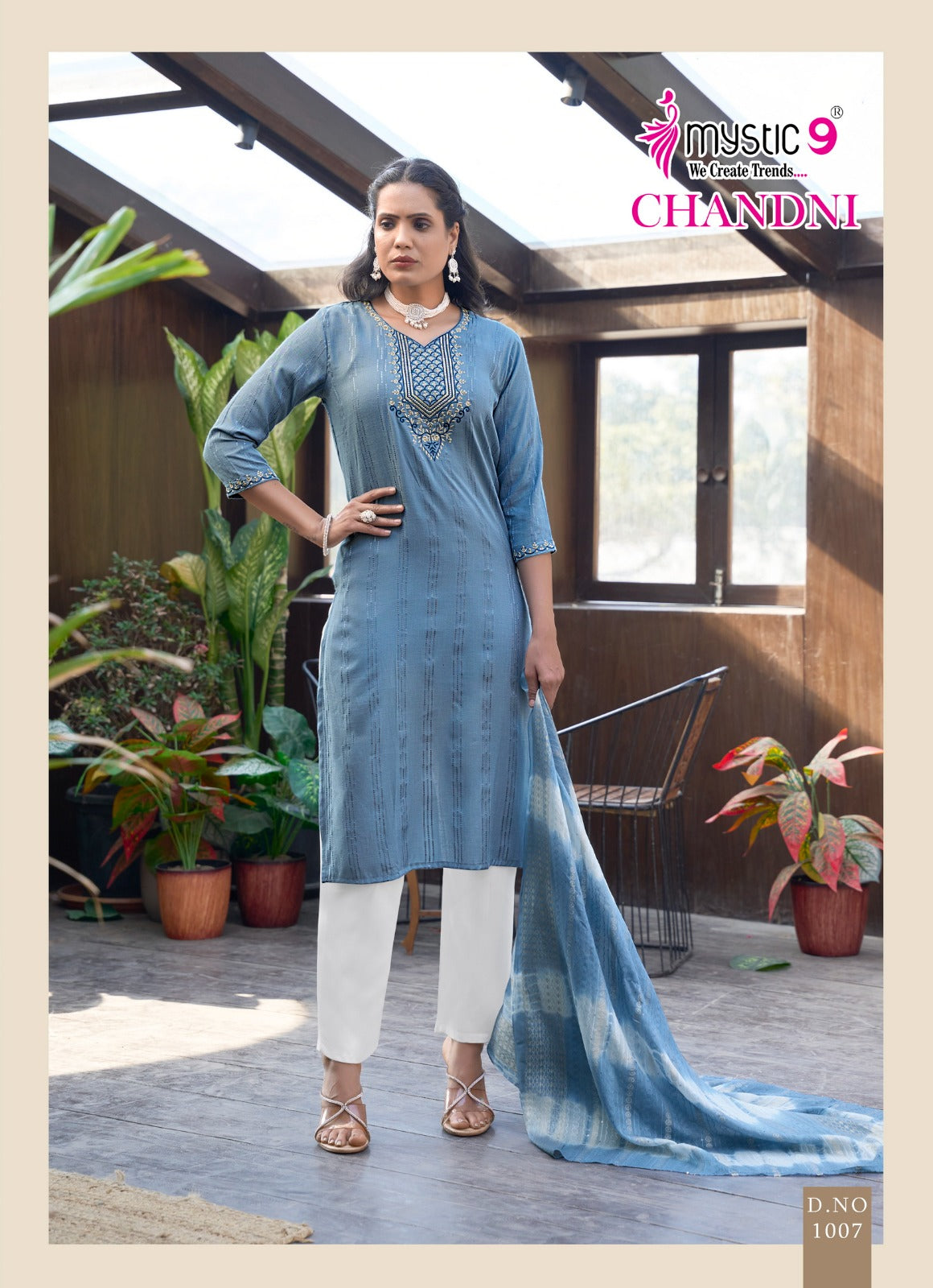 Chandani Vol 1 Mystic 9 Rayon Readymade Suits Exporter India